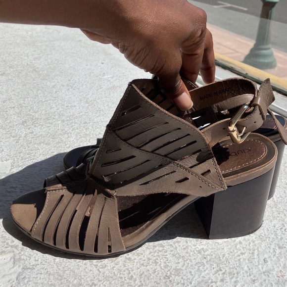 Klub Nico Khaki tan leather sandals - Picture 5 of 7